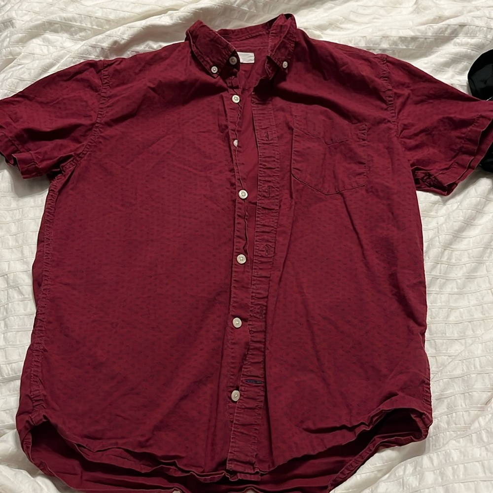 GAP men’s short sleeve button down